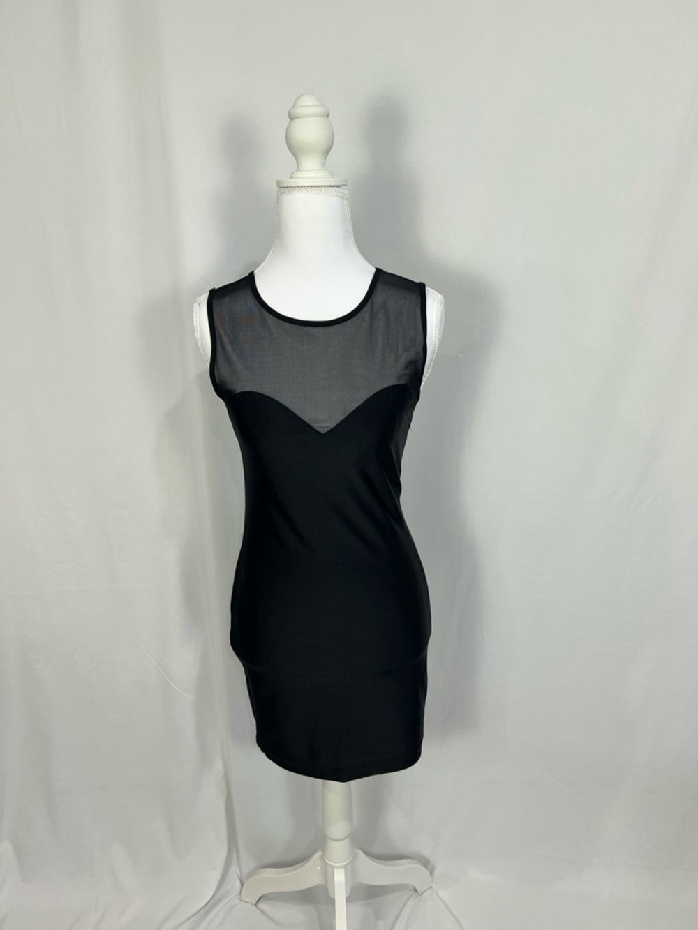 Forever 21 Black Mesh Bodycon Dress Women’s Small